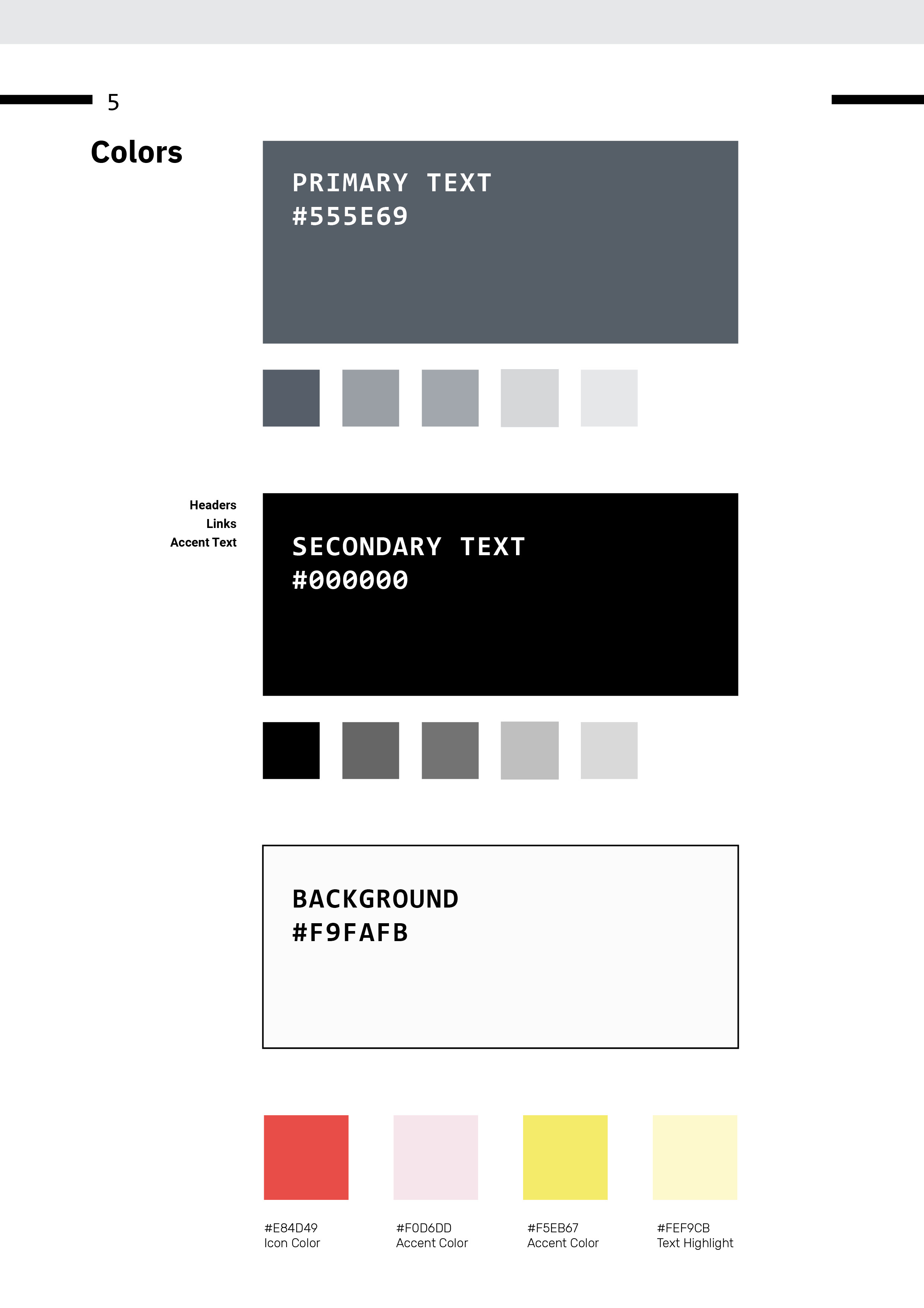 Ian Strand Style Guide